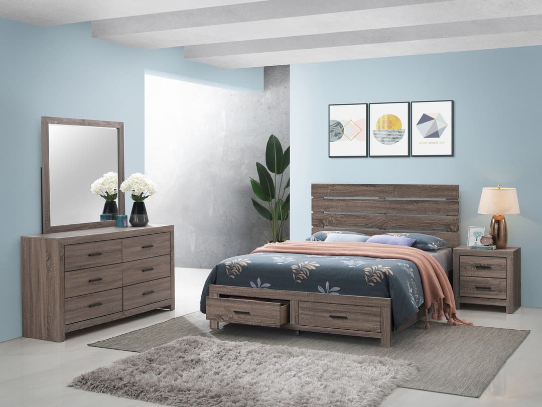 Brantford 4-piece Queen Bedroom Set Barrel Oak
