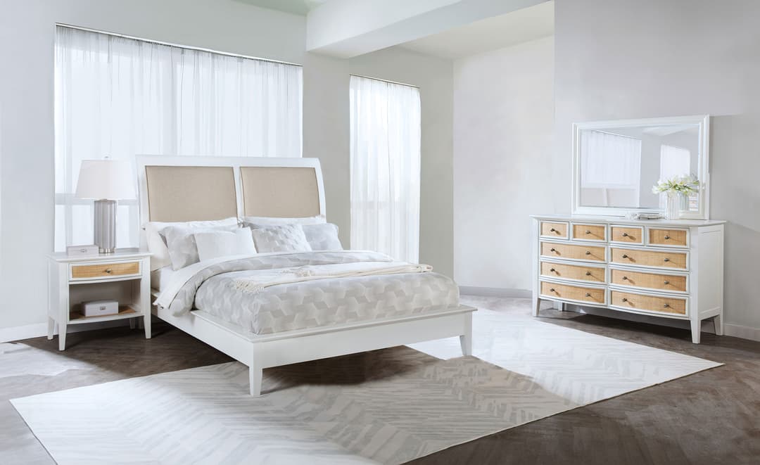 Bexhill 4-piece California King Bedroom Set White